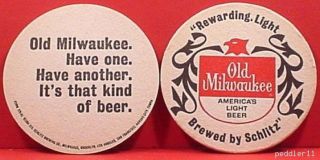 NOTE BEER COASTERS MAILED  FREE  WITH BEER CAN ORDERS, PLEASE