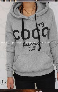 USD J23 Women Coco Hoodie Sweatshirt Tracksuits Outerwear Jacket Coat