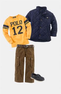 Ralph Lauren T Shirt, Cargo Pants & Jacket (Toddler)
