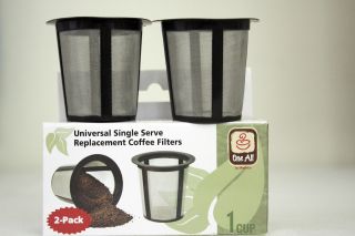  RK202 One All Universal Single Cup Replacement Coffee Filter, Set of 2