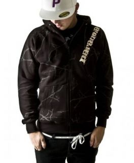 paranoia oak brench zip hoody features material 50 % cotton