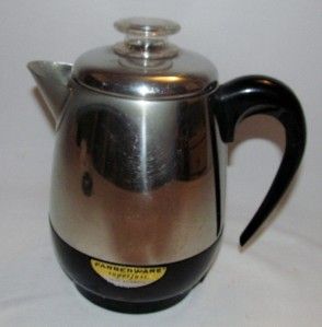  Percolator Coffee Maker Pot M 134 Vtg Ceramic Stem Insulator