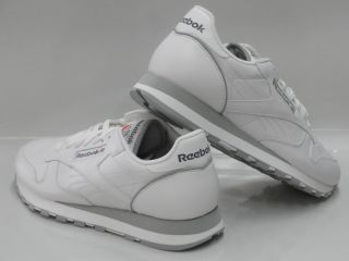 Reebok Classic Leather White Sneakers Mens Size 6 5