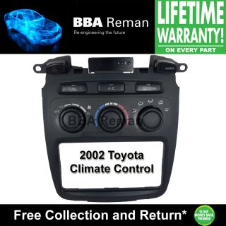 2002 Toyota Heater Climate Control Repair Service AC Heater Head 02