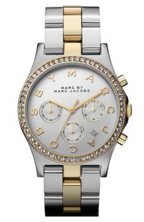 MARC BY MARC JACOBS Henry Chronograph & Crystal Topring Watch