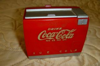 1950 Coca Cola Soda Pop Coke WIND UP KEY MUSIC BOX MACHINE NICE