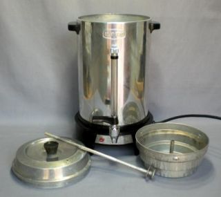  West Bend 50 Cup Commercial Coffee Percolator Maker Urn 3500E