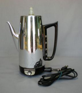  GENERAL ELECTRIC A2P15 COFFEE MAKER PERCOLATOR POT IMMERSIBLE 9 CUPS