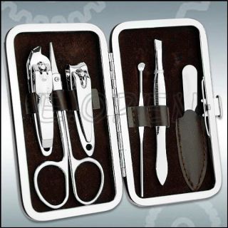 Professional Steel Nail Clippers Manicure Kit Sets Gift