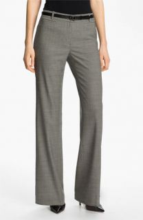 Classiques Entier® Belted Houndstooth Stretch Wool Pants