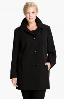 Gallery Club Collar Coat with Detachable Liner (Plus)