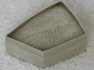 John E. Cogswell Contemporary Sterling Silver Box Hinged Lid