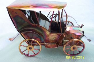Vintage Retro Musical Collectible Windup Model T Car Auto Music Box