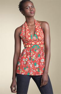 Plenty by Tracy Reese Printed Silk Halter Top