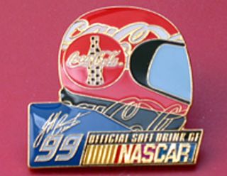 GREAT COLLECTIBLE PIN FOR NASCAR, COCA COLA AND JEFF BURTON FANS