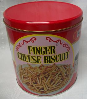 Kalar Finger Cheese Biscuit Collectible Tin Canister