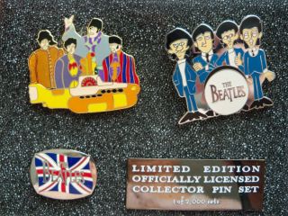 The Beatles Limited Edition Collector Pin Set