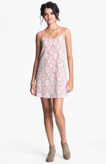 Frenchi® Fairytale Lace Slip Dress (Juniors)