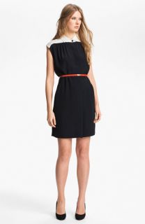 Miss Wu Belted Crêpe de Chine Shirtdress ( Exclusive)