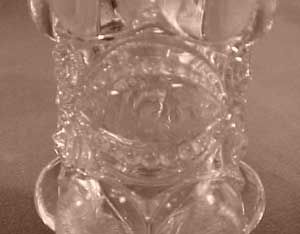 Eyewinker Early American Pattern Glass Salt and Pepper Shakers