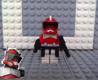 Lego Star Wars Clone Trooper Commander Fox Custom