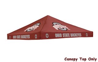 Ohio State Buckeyes NCAA 9 x 9 Solid Color Tailgate Tent Canopy Top