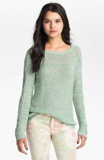 BP. Cable Sleeve Marled Sweater (Juniors)