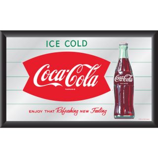 coca cola mirror features vintage coke enjoy that refreshing new
