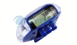 LCD Pedometer Walking Step Distance Calorie Counter