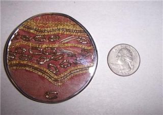 Rebecca Collins Bless Our Earth Antique Indian Silk Sari Pin