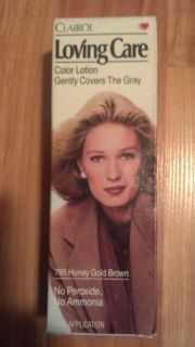 Clairol Loving Care Non Permanent Hair Color 785 Honey Gold Brown RARE