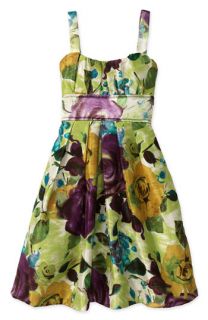 Ruby Rox Flower Print Dress (Big Girls)