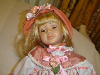 Collectible Porcelain Dolls in By Material