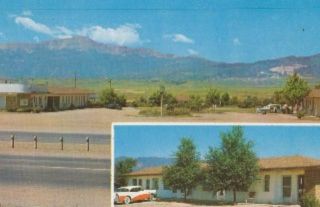 Colorado Springs Co Bonny Acres Motel Postcard