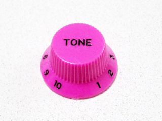 Colored Tone Knobs for Stratocaster Metric Pink
