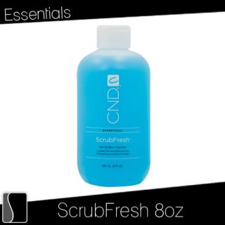 CND One Step Scrub Fresh Nail Surface Cleanser Sanitizer 8 oz Prep