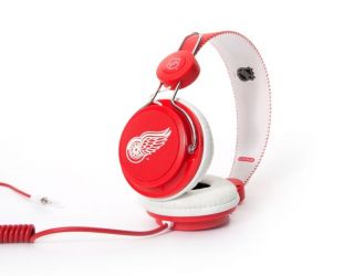 Detroit Red Wings Coloud DJ Style Headphones for iPod  Players NHL