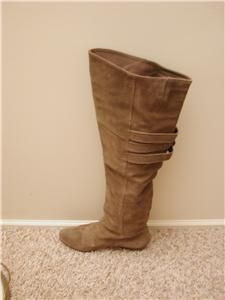 joie coachella buckle over the knee boot mud size 10