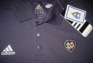 Adidas Notre Dame Fighting Irish Coaches Polo Shirt L