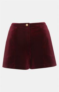 Topshop Velvet Shorts