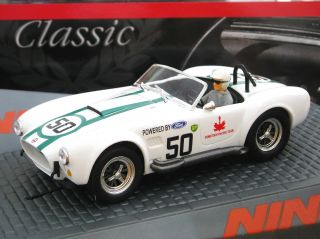 Ninco 50585 Classic Series AC Cobra BP Racing Team 1 32 Slot Car Brand