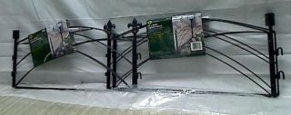 Lot of 2 48in Classic Solar Lighted Fence