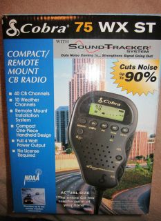 Cobra Electronics 75 WX ST 40 Channel Handheld CB Radio missing Remote