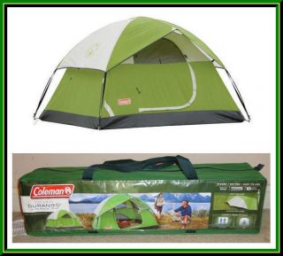 New Coleman Durango 2 Person Camping Tent 7 x 5 Green