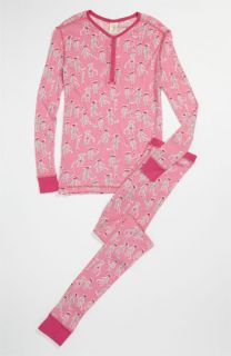 Munki Munki Two Piece Fitted Pajamas (Little Girls & Big Girls)