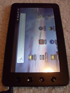 Parts Repair Coby Kyros Tablet MID7012 4GB Wi Fi 7in Black bundle