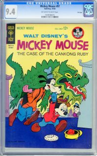 Mickey Mouse 97 1964 CGC 9 4 OWW Pages File Copy Highest Graded Copy