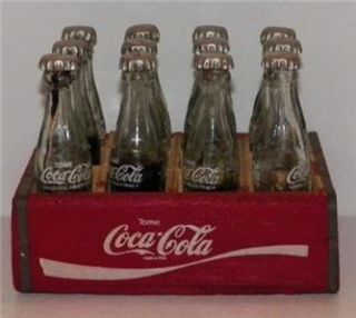 Mini Clear Glass Tome Coca Cola Bottles 12 Pack Argentina
