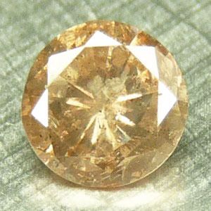  26Ct Rare Natural Color Glowing Eye Clean Orange Round Natural Diamond
