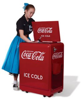 New electric Drink Coca Cola old style Coke red metal refrigerator